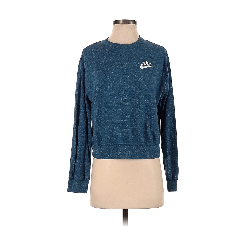 Nike Blue Gym Crew Neck Pullover Plus Sizes - Picture 1 of 8